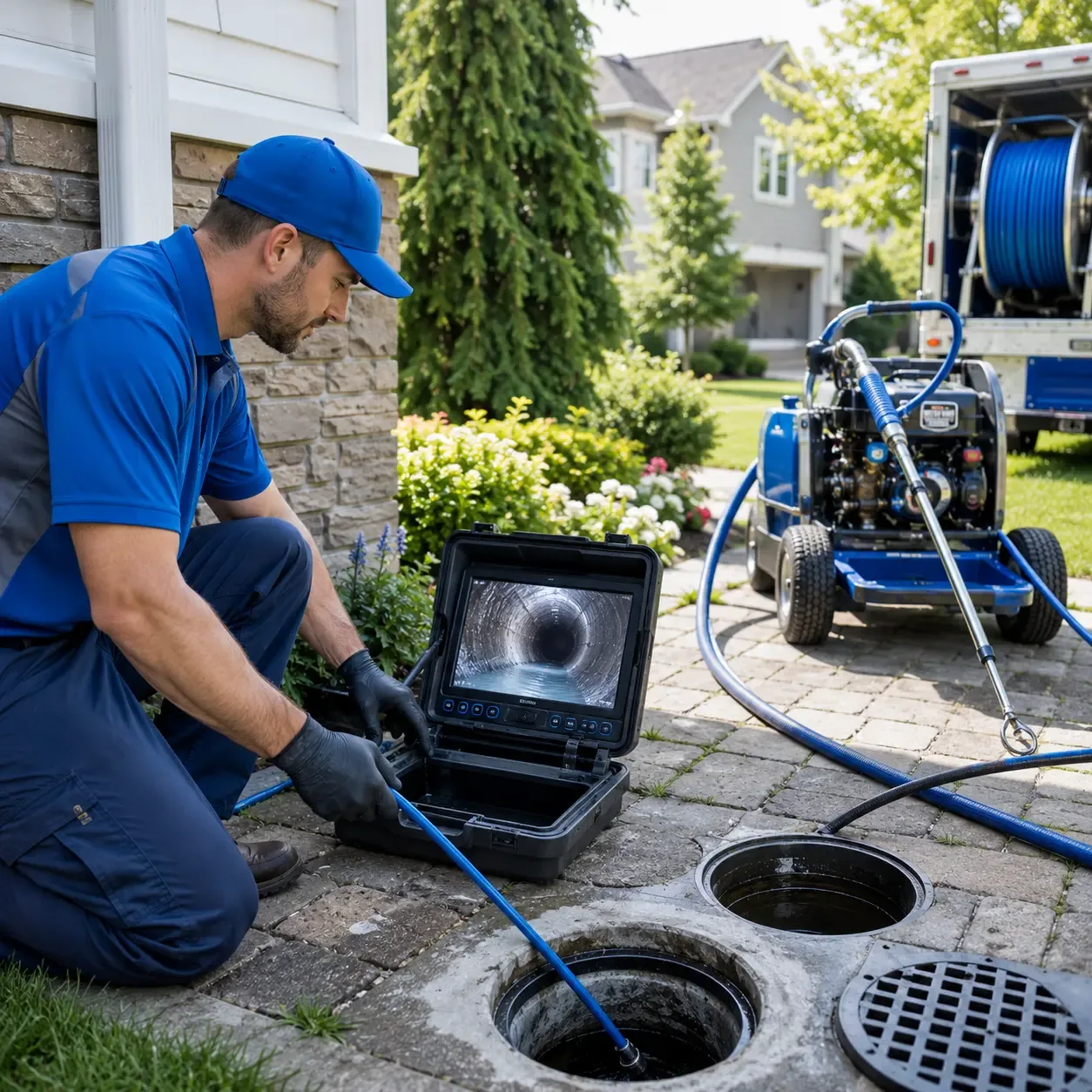 Outdoor drain cleaning professionals serving Limestone, NY
